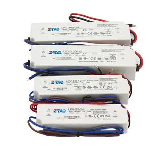 LPV IP 67 levou transformadores à prova d'água Switch Power para luzes led 220V AC para DC piscina luz com equipamentos industriais