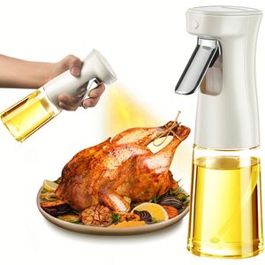Kitchen Household Glass Cooking Olive Oil Mist Sprayer 240ml Mister Bottle Liquid Dispenser for Cooking With Spray - Product Image 1