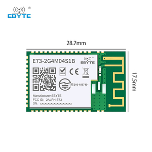 ชิป NRF52832 E73-2G4M04S1B ebyte Bble 4.2/5.0 2.4Ghz SMD บีคอนโมดูลไร้สาย UART <span class=keywords><strong>IOT</strong></span> - Product Image 2