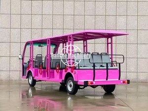 Autobús Turístico Eléctrico Mini RC de Lujo con Puertas, 15 Asientos y Tira de Luces - Product Image 4