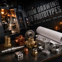 Pièces CNC, prototypage rapide en métal, usinage OEM ODM, laiton, cuivre, acier inoxydable, aluminium, tournage, fraisage, services d'usinage CNC