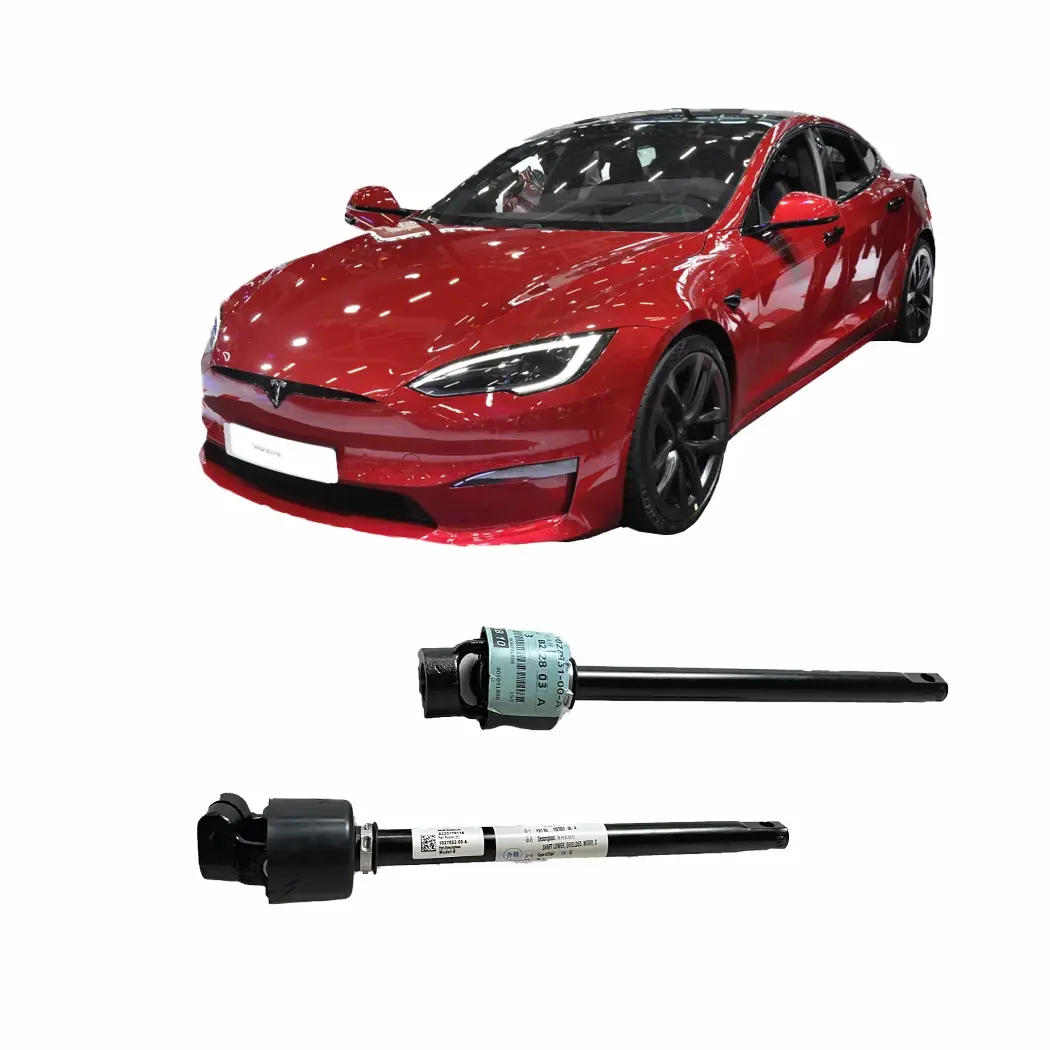 Tesla modeli X Oem için yüksek hassasiyetli 102727-00-a alt direksiyon dişlisi bağlantı mili