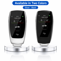 KAIFUTE CF799 Télécommande universelle intelligente pour voiture avec écran tactile LCD, 4 boutons, matériau ABS, noir, Mercedes Benz Chevrolet