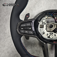 Volant en cuir pour BMW Série 3 Série 5 pour M3 M4 M5 M6 F30 F10 F15 F36 F01 F20 F22 F25 F31 F32 E70 E71 E90 X6