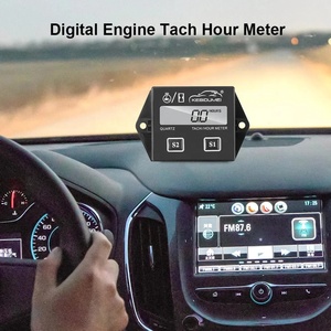 Động cơ kỹ thuật số tach giờ <span class=keywords><strong>Meter</strong></span> tachometer đo động cơ rpm LCD hiển thị xe máy đột quỵ động cơ xe Dirt Bike ATV marineboat - Product Image 5
