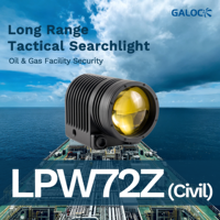 Projecteur laser LEP blanc à ultra haute intensité pour alerte périmétrique de station-service et de réservoir de carburant, à très longue portée