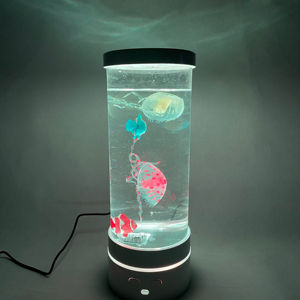 I nastri luminosi delle meduse che piegano il bastone illuminano le tue notti con un morbido ambiente acquatico trasformano immediatamente qualsiasi spazio - Product Image 1