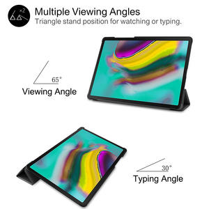 <span class=keywords><strong>Coque</strong></span> de <span class=keywords><strong>tablette</strong></span> en cuir PU pour <span class=keywords><strong>Samsung</strong></span> Galaxy <span class=keywords><strong>Tab</strong></span> <span class=keywords><strong>S5E</strong></span> SM-T720 T725, étui mince pour Galaxy <span class=keywords><strong>Tab</strong></span> 10.5 2019 Auto Sleep Capa - Product Image 6