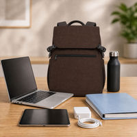 Sac à dos pour ordinateur portable à carreaux, résistant à l'eau, avec compartiment rembourré pour tablette, unisexe, pour voyages d'affaires