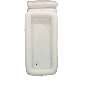 Bandeja de Hielo Inflable para Fiestas en la Piscina, Enfriador Flotante Rectangular para Bebidas y Frutas con Baño de Hielo - Product Image 4