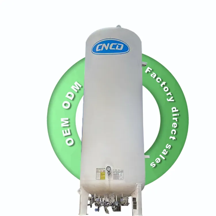 CNCD 30M3 8Bar gran recipiente a presión tanques de almacenamiento criogénicos Lin para la venta
