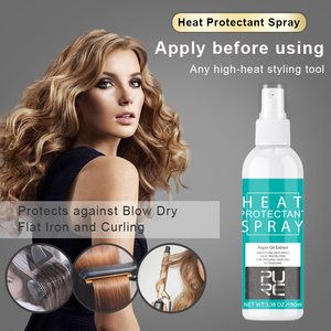<span class=keywords><strong>Spray</strong></span> <span class=keywords><strong>protecteur</strong></span> de chaleur à l'huile d'argan personnalisé de marque privée pour la protection thermique des <span class=keywords><strong>cheveux</strong></span> <span class=keywords><strong>Spray</strong></span> protège jusqu'à 450 F des fers plats - Product Image 2