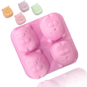 Moule en silicone en forme de <span class=keywords><strong>souris</strong></span> Marmot 733, moule à pâtisserie pour desserts, ustensiles de cuisine, moule en silicone pour gâteau, bougie, savon, résine - Product Image 1