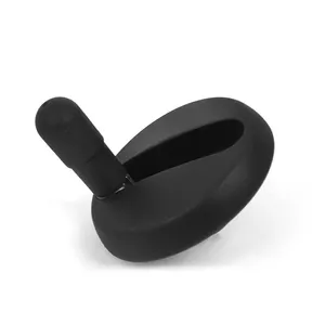 مقبض بلاستيك أسود قابل للطي مقبض عجلة يدوية مقبض بلاستيكي قابل للطي صناعيًا