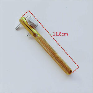 Copper Leader Knotter And <b>Hook</b> Tying <b>Tool</b> For Fly Fishing With Textured Grip And Metal Spring Mechanism - Product Image 4