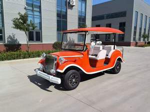New Arrival Electric Classic Car <b>72V</b> Low Speed Vintage Retro Car <b>Battery</b> Powered Golf Cart for Tourist Attractions - Product Image 2