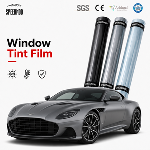 ฟิล์มกรองแสงติดกระจกรถยนต์ SPEEDMOD ป้องกันรังสียูวี ลดความร้อน ฟิล์มป้องกันกระจกหน้ารถยนต์ หนา 2 มิล บำรุงผิว ขายส่ง - Product Image 1