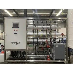 Máquina de geração de água ultrapura, sistema de filtragem RO e EDI de Osmose Reversa de dois estágios de alta qualidade 500LPH