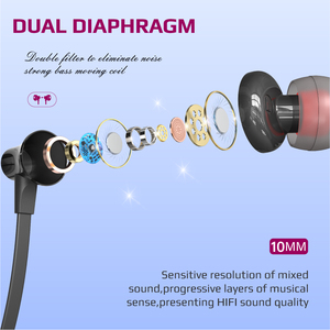 Tai Nghe Không Dây Thông Minh, Tai Nghe Blutooths Có Mic Giảm Tiếng Ồn, Tai Nghe Âm Thanh Nổi, Vòng Đeo Cổ - Product Image 5