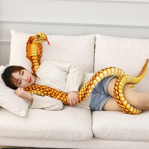 Peluche de Cobra Colorida Simulada de 80/170/240cm, Juguete de Peluche de Serpiente, Muñeco de Peluche Divertido, Broma, Juguete Suave, Decoración del Hogar - Product Image 5