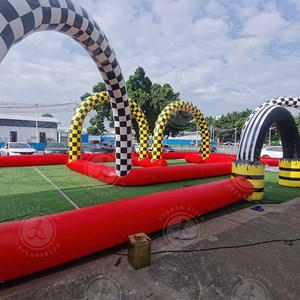 <span class=keywords><strong>Circuit</strong></span> <span class=keywords><strong>de</strong></span> voiture <span class=keywords><strong>de</strong></span> course gonflable personnalisé Go Kart piste <span class=keywords><strong>de</strong></span> course gonflable Go Karts - Product Image 2