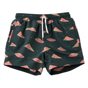 กางเกงว่ายน้ำชายแบบสั่งทำ แห้งเร็ว ลายแตงโม เอวยางยืด มีเชือกผูก - Product Image 3