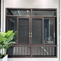 Fenêtres coulissantes personnalisées pour maison, cadre en aluminium robuste, certifiées Energy Star, résistantes au vent, longue durée de vie, résidentielles