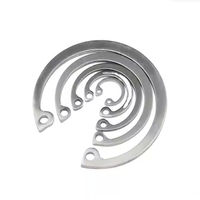 C-Type Shaft Retaining Ring 304 Stainless Steel Natural Color/Pickling Finish DIN 471 Spring Steel 16 X 1.0 Circlip Rings