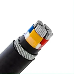 0.6/1 kV Multi-core cables PVC insulated wire armoured with aluminum Cable 3x95 4x70