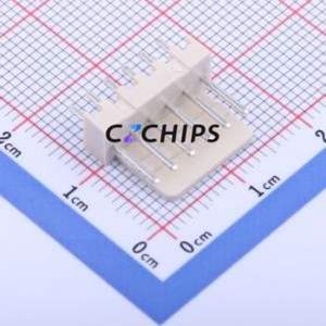 HC-2510-6A Wire-to-Board Pin Header Through hole Component (THT),P=2.54mm Connector 1x6P 2.54mm Through Hole 6P - Product Image 1