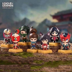 Vente en gros de figurines <span class=keywords><strong>LOL</strong></span> authentiques en boîte mystère Ionia Seal Yasuo, accessoires de jeu, ornement, excellent cadeau pour les garçons - Product Image 3