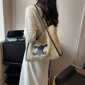 Tất cả vượt qua rơm dệt ba lô là thời trang, công suất lớn và đơn giản - Product Image 4