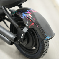 En iyi talep 24V200W çocuk 3 hız Citycoco elektrikli motosiklet bisiklet çocuk elektrikli motosiklet 12 inç küçük scooter