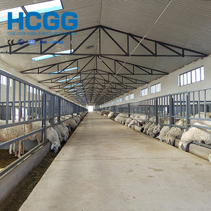 Bâtiment Agricole Portable à Structure en Acier, Abri pour Bétail, Étable à Vaches, Bâtiments Agricoles Préfabriqués en Acier - Product Image 2