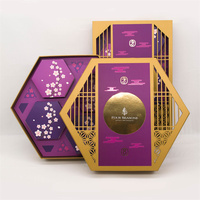 Boîtes d'emballage alimentaire Mooncake réutilisables haut de gamme certifiées BSCI personnalisables classiques étanches portables recyclables