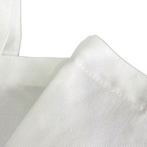 Sacs fourre-tout classiques en toile de coton réutilisables et lavables pour les courses, avec poignées, parfaits pour la sublimation - Product Image 4