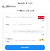 Solución Personalizable de ECode R-SIM QPE ESIM para Tarjeta R-SIM y QR de ESIM UL Trasnow para Tarjeta Sim de iPhone 6 7 8 14 15/16
