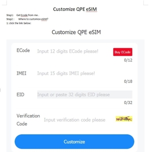 Solution <span class=keywords><strong>ECode</strong></span> ESIM QPE R-SIM Personnalisable pour la Personnalisation des Cartes R-SIM et QR ESIM UL Trasnow pour Carte SIM iPhone 6 7 8 14 15/16 - Product Image 5