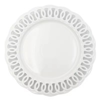 Vaisselle élégante et charmante avec des ensembles de plats en céramique à motifs ronds