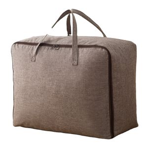 ถุงเก็บผ้าห่มแบบพับได้ ตู้เก็บเสื้อผ้า ผ้าห่ม ผ้าฝ้าย ถุงเก็บของขนาดใหญ่ ผู้จัดจำหน่ายอุปกรณ์จัดเก็บเสื้อผ้าและเครื่องนอน - Product Image 1