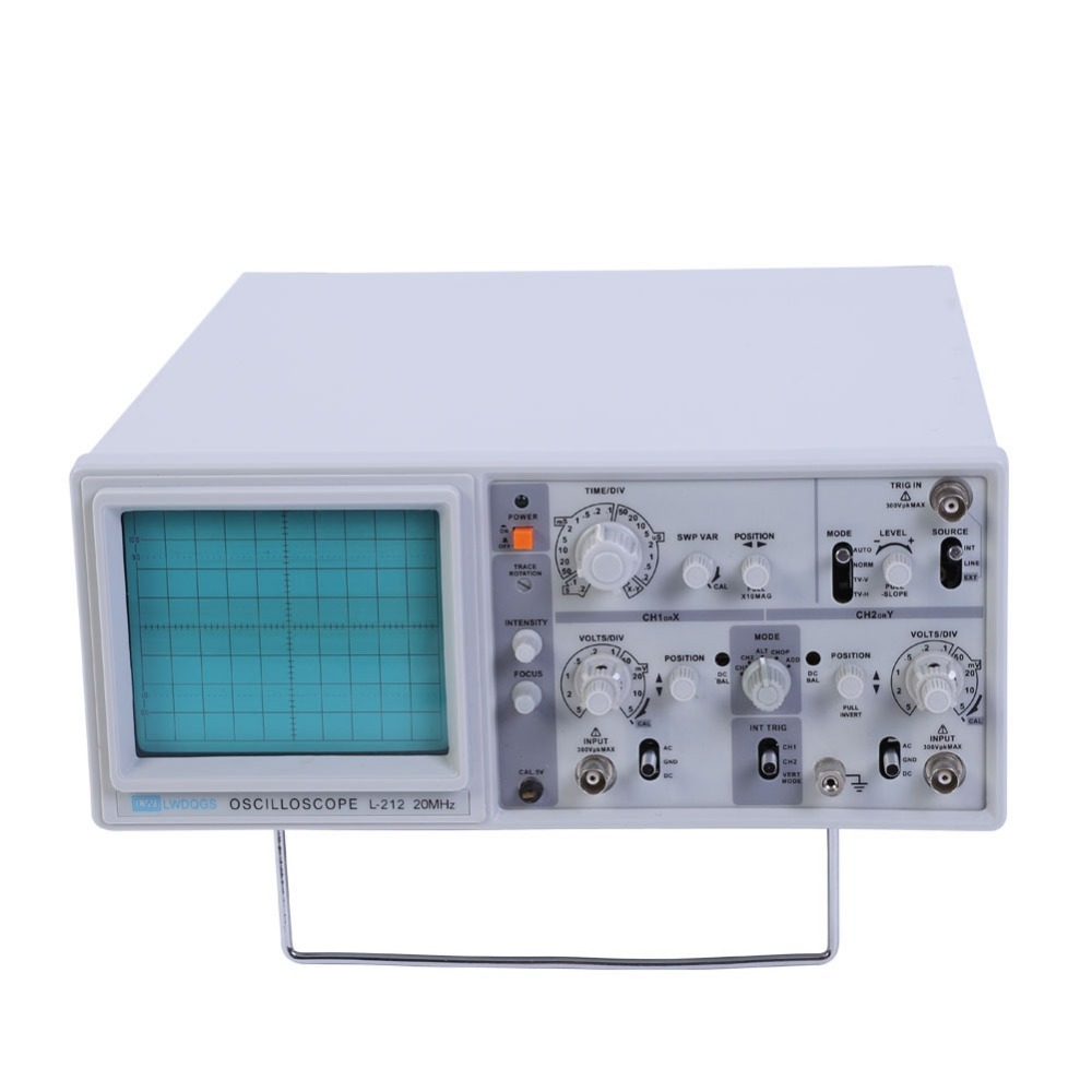 LW L-5060 Analog Oscilloscope 60MHZ 2 Channel Portable Oscilloscope for Lab Teaching