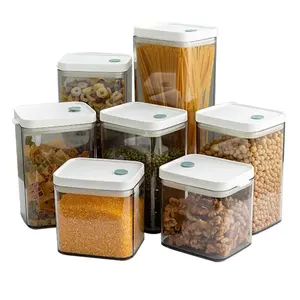 Бытовой кухонный пластиковый прозрачный Кухонный Контейнер для хранения, Герметичный пищевой контейнер