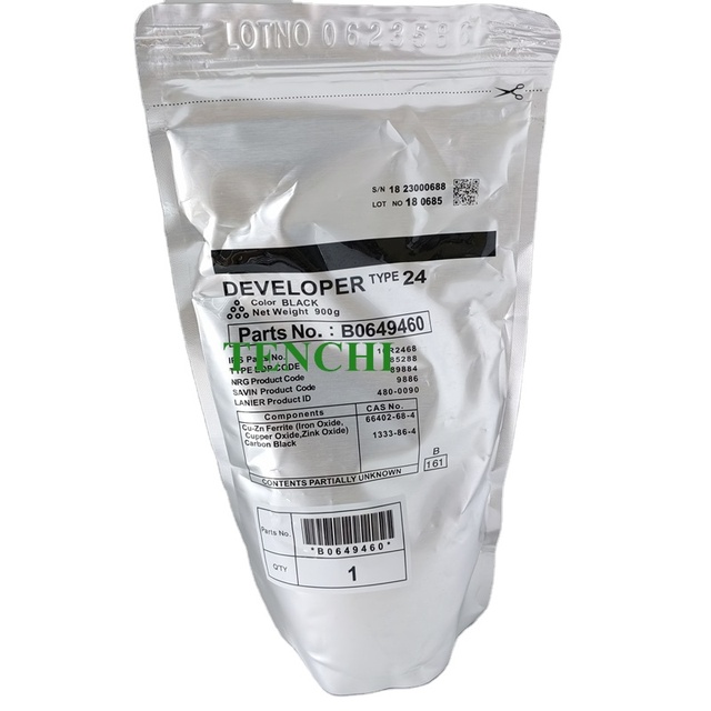 Type24 Developer for Ricoh Aficio Type24 MP 5500 6000 6001 6002 6500 7000 7001 7500 7502 8000 9001 Copier Spare Parts