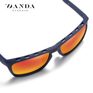 Lunettes de soleil polarisées DANDA TR7515, rectangulaires, monture intégrale, UV400, pour hommes, sport, extérieur - Product Image 4