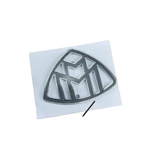 Pour <span class=keywords><strong>Mercedes</strong></span>-Benz Nouveau Maybach Emblème Classe S Badge arrière GLS480 Badge arrière Pilier C Badge latéral V260 Logo noir modifié Carrosserie - Product Image 6