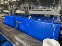Million Wholesale Bâche de protection double bleue résistante à l'usure pour conteneurs logistiques et marchandises