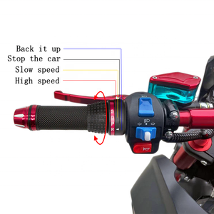 Accélérateur fendu de vélo électrique, accélérateur à moitié torsadé, scooter électrique, à main - Product Image 2