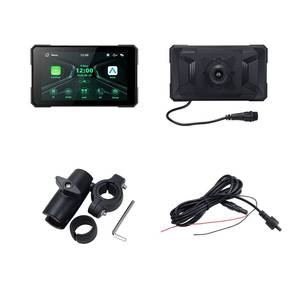 จอแสดงผลอัจฉริยะสำหรับมอเตอร์ไซค์ขนาด 5 นิ้ว รองรับ CarPlay แบบไร้สาย Android Auto พร้อมระบบนำทาง GPS แบบพกพา เชื่อมต่อผ่านบลูทูธและ WiFi สำหรับมอเตอร์ไซค์ - Product Image 6
