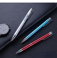 Cadeau d'affaires promotionnel de luxe stylo à bille en aluminium avec logo personnalisé marqueurs en plastique et stylos à bille
