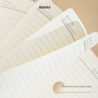 Carnet A5 en cuir PU 2026 – Nouveau carnet d'affaires haut de gamme à dégradé arc-en-ciel avec reliure sans fil et logo imprimé – Cadeau